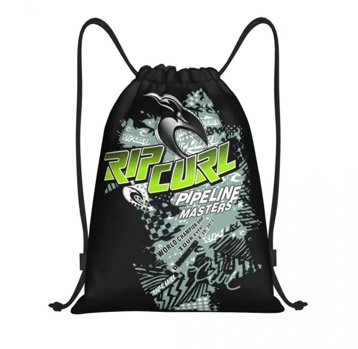 Sports Rip Curl Premium Drawstring Bag Gym Sack Swim School PE Kit Shoe Bags UK
