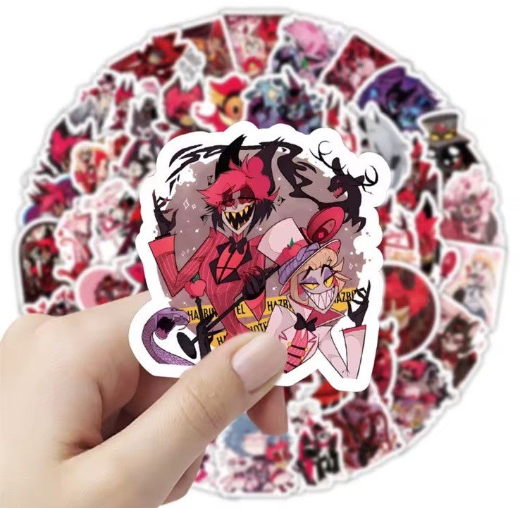 50X Hazbin Hotel Charlie Morningstar Princess of Hell Stickers TV Comedy Laptop2