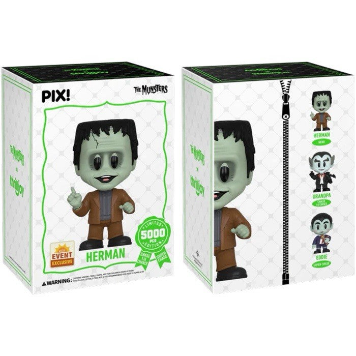 Thrilljoy PIX! The Munsters Herman Sdcc 2025 Exclusive Chase Super Due End Aug