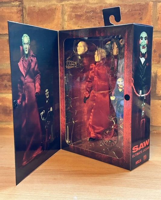 Official Neca ULTIMATE SAW JIGSAW KILLER (Red Robe version) 7" inch fig In Stk