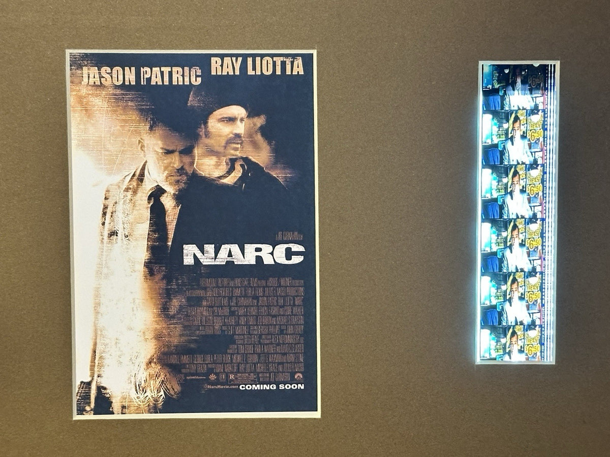 Film Cell NARC Film Movie Gift 8x10 1/200 COA ,  Patric, Liotta2