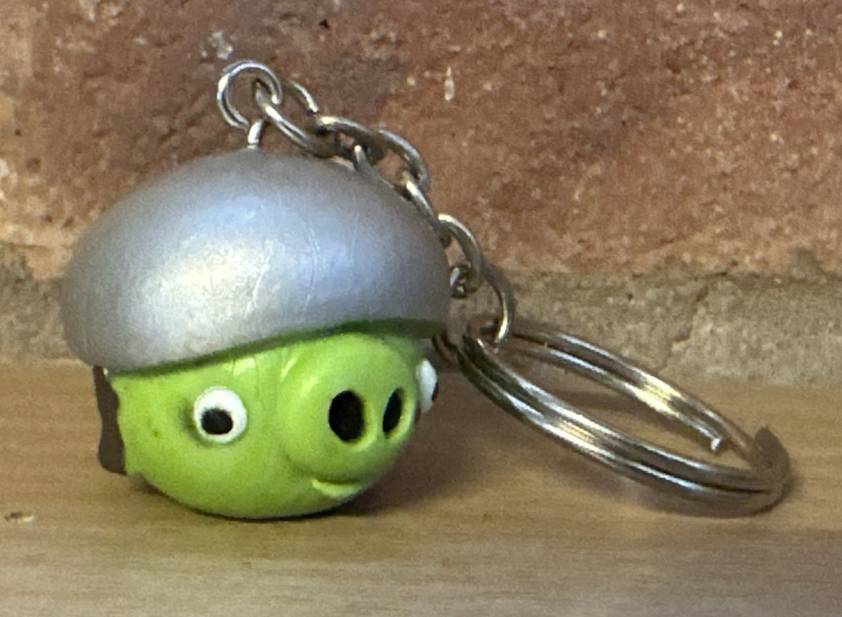 Angry Birds Corporal Pig Key Ring  danglers Keychain charm PVC Movie Gift2