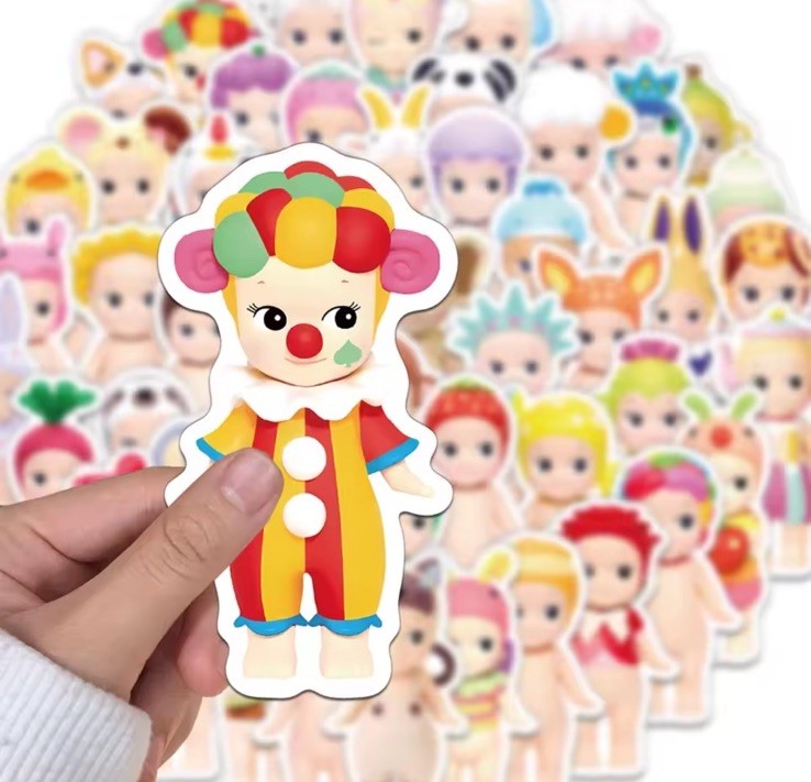 50 x Sonny Angel Animals Pastel Kawaii Vinyl Stickers Waterbottle Laptop Gift1