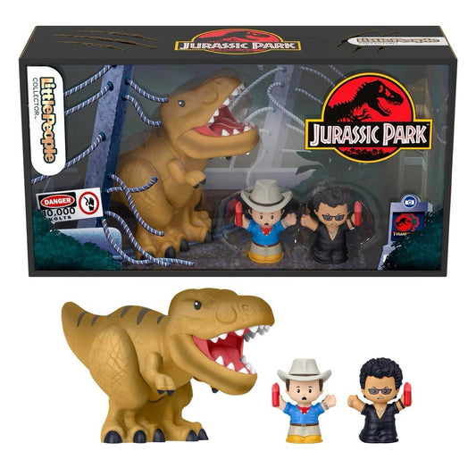 Jurassic Park Fisher-Price Little People Collector Set T-Rex In Stock