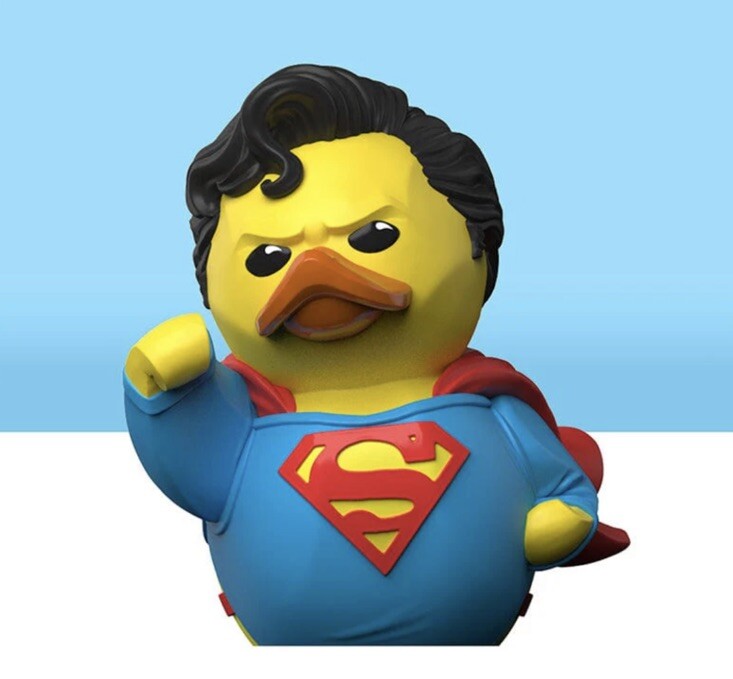 superman TUBBZ Boxed Edition DC Comics  Official Collectible Duck movie summer4