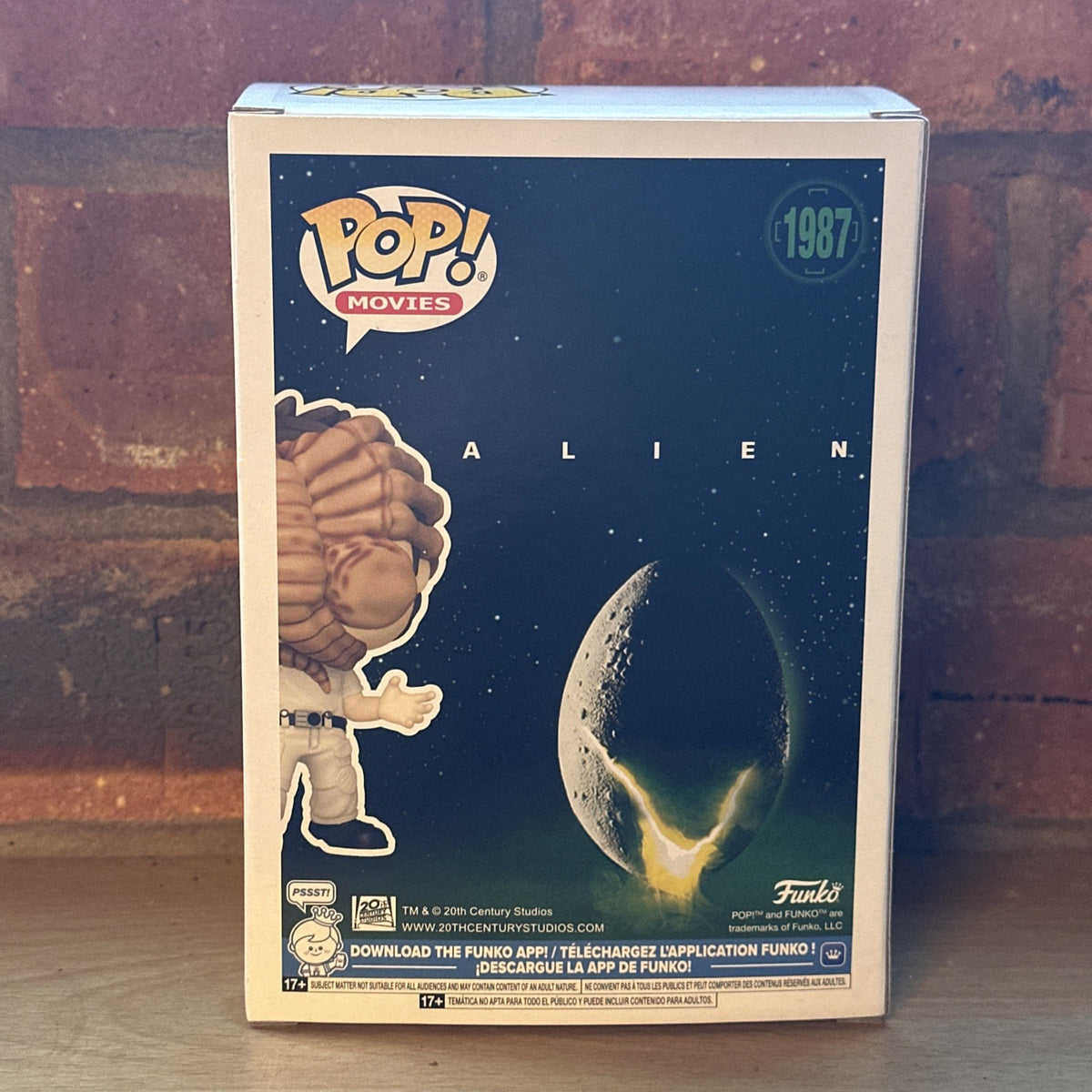Funko Pop! Alien Kane #1987 Vinyl Figure Horror Aliens Cult Movie Sci If7