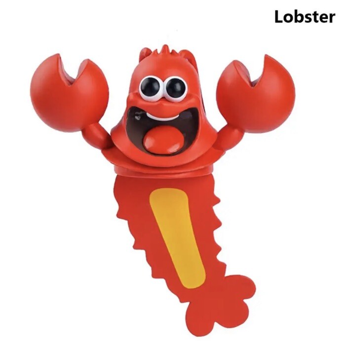 Lobster Sebastian 3D Animal Bookmarks 3D Animal Book Mark Kids Gifts0