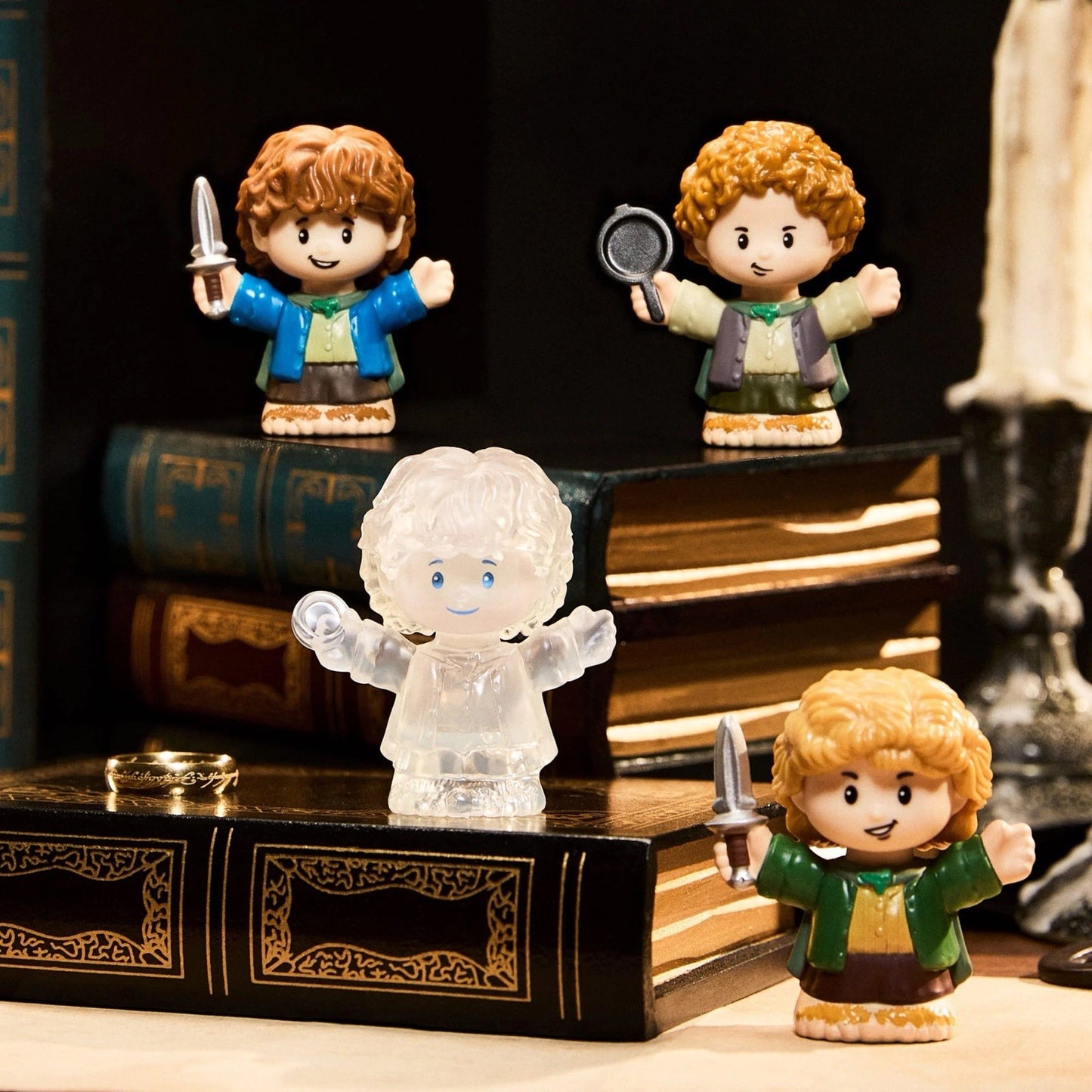 LORD OF RINGS Fisher Price Little People Collector WEATHERTOP SET LOTR Light Up