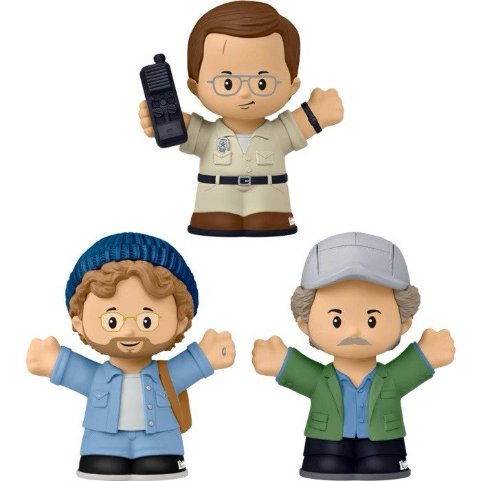 Fisher Price Little People Collector Jaws 50th Anni Set Of 3 Figures In Stk Now!