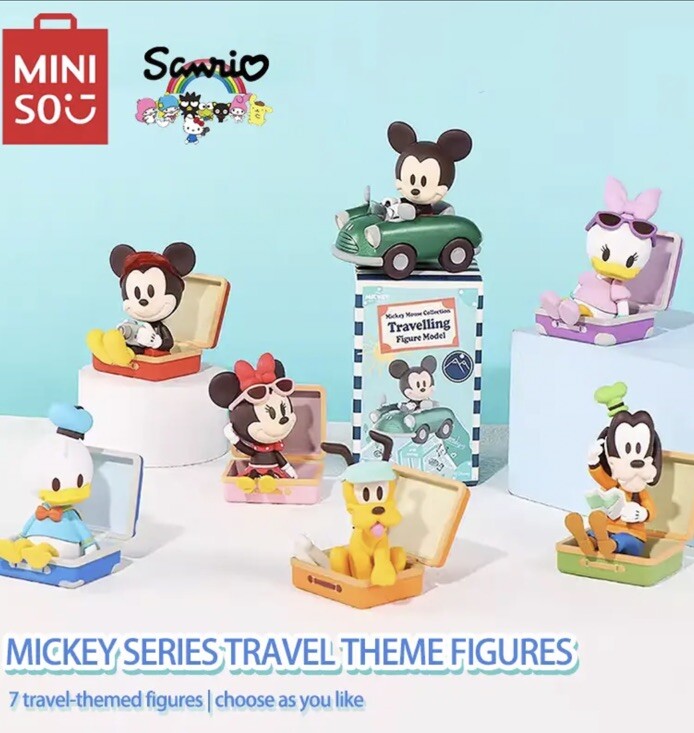 MINISO Disney ‘ Mickey Mouse Rare Travel Series Confirmed Blind Box Fig secret2