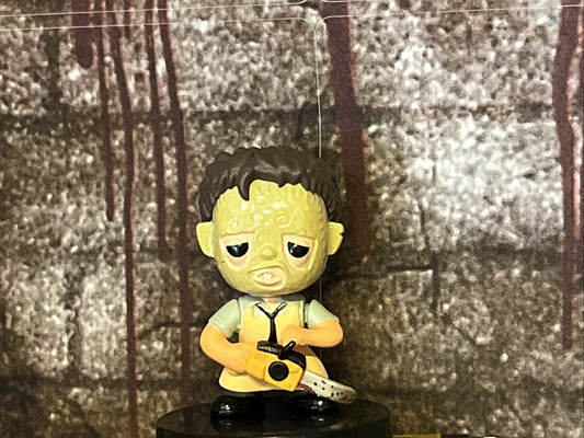 Horror Movie Theme Texas Chainsaw Pop Action Figure Leather Face Halloween 5.5cm