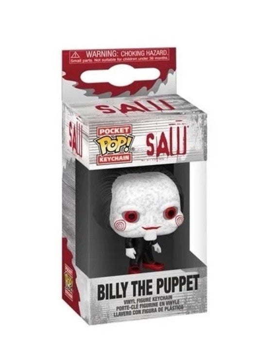 Saw Billy the Puppet Funko Pocket Pop! Key Chain Ring Horror Due By End July