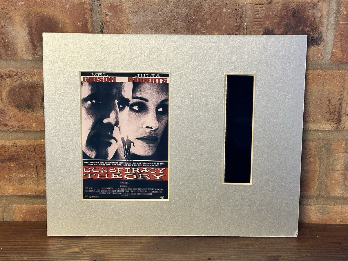 Conspiracy Theory Movie original 35mm film cells 8x10 Gift Mounted 1/200 COA1