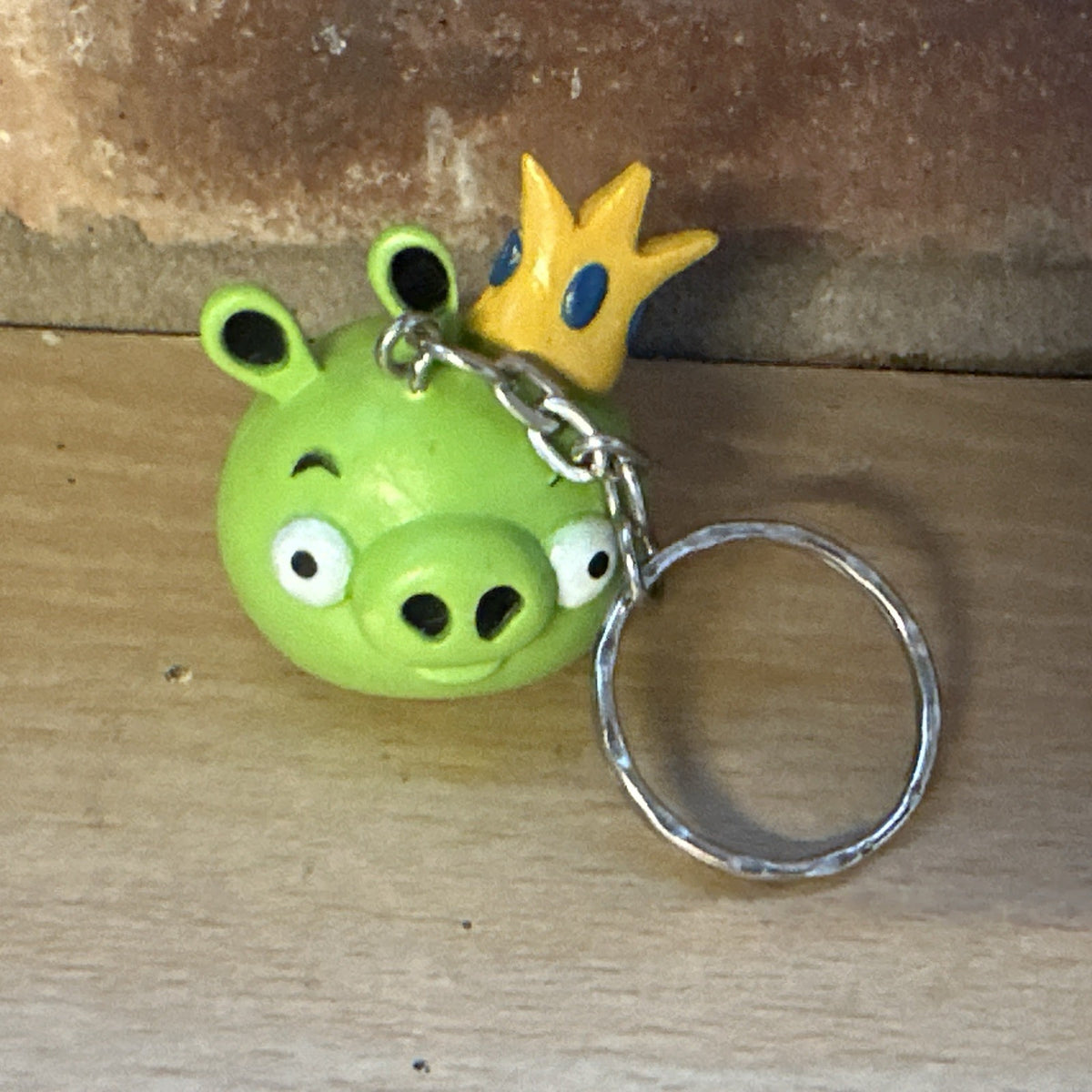 Angry Birds King Pig Key Ring  danglers Keychain charm PVC Movie Gift3