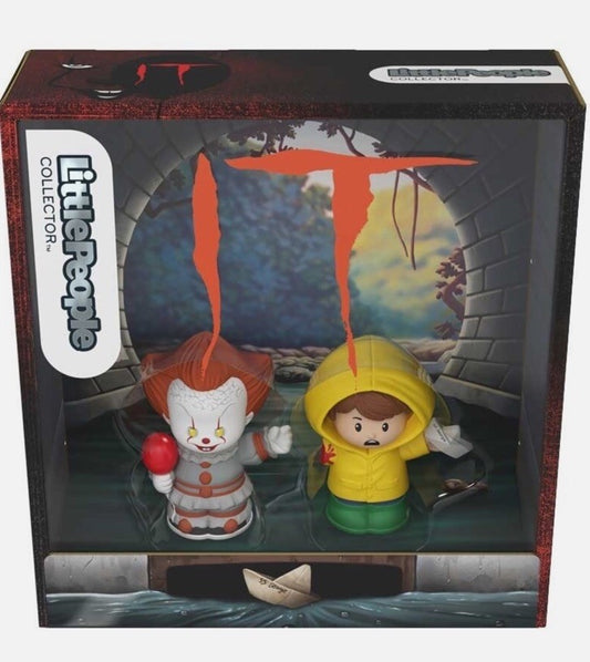 Fisher-Price Little People Collector Set IT Pennywise And Georgie Horror Due 2wk