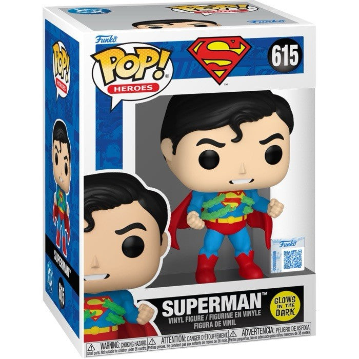 Funko Pop! Superman GLOW Kryptonite #615 Exclusive Vinyl Super Hero Ltd Ed2