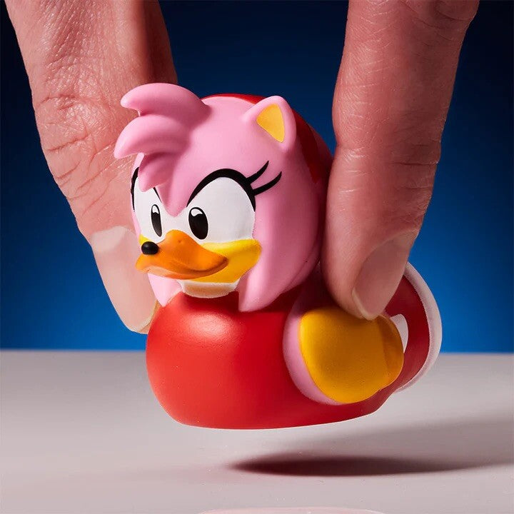 TUBBZ Mini Sonic The Hedgehog Amy Rose 1st Edition Duck Figure Collectible1