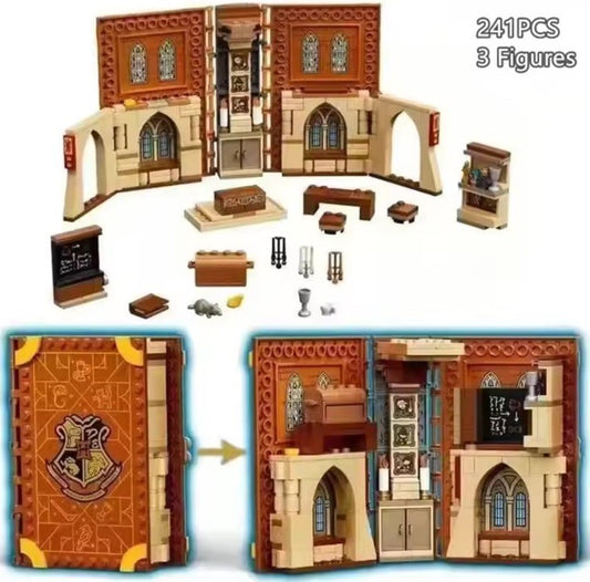Potter Magic Book MOC Transfiguration Class Building Blocks Sets DIY NoBox