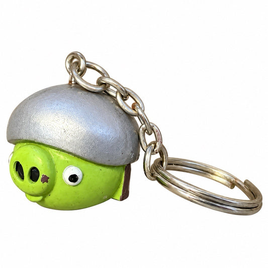 Angry Birds Corporal Pig Key Ring  danglers Keychain charm PVC Movie Gift0