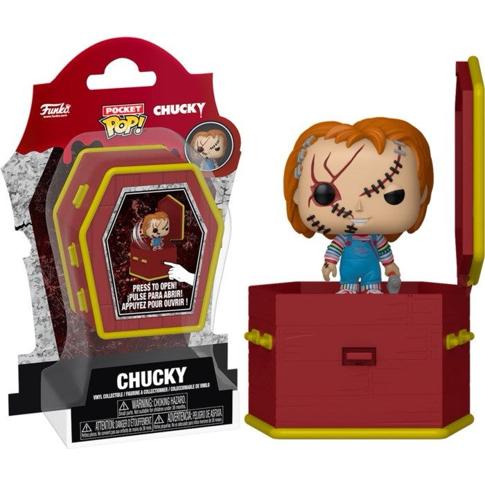 Funko Chucky - Chucky in Coffin Pocket Pop! Vinyl Figure Horror Mini In Now0
