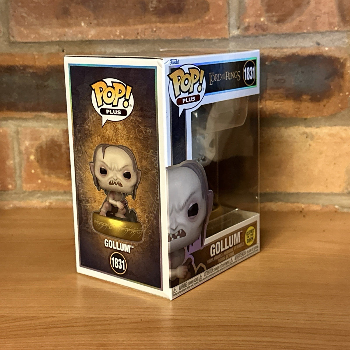 The Lord of The Rings Gollum GLOW #1831 Funko Pop! w/ Protector In Stock Gift3