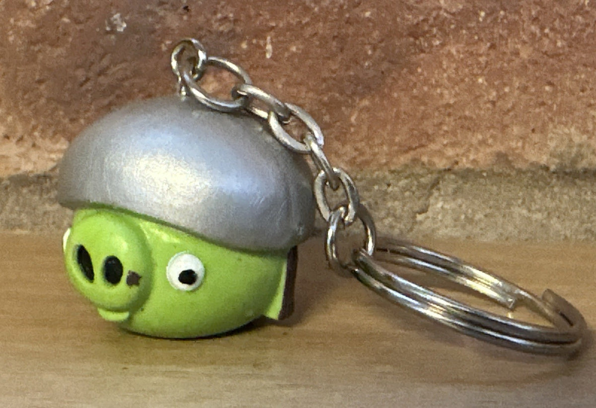 Angry Birds Corporal Pig Key Ring  danglers Keychain charm PVC Movie Gift1