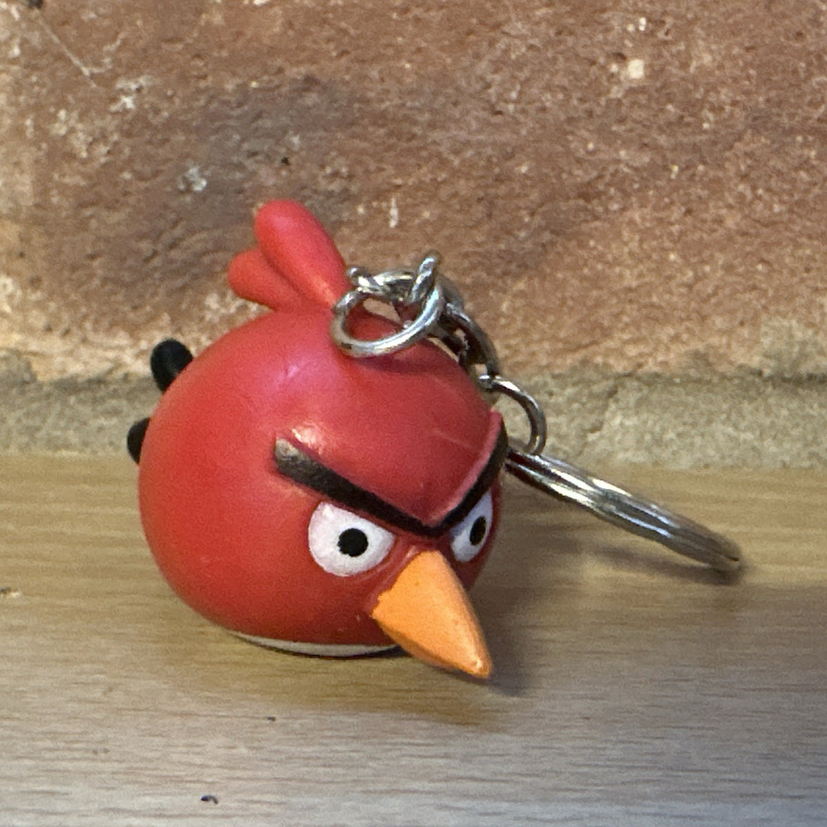 Angry Birds Cardinal Pig Key Ring  danglers Keychain charm PVC Movie Gift2