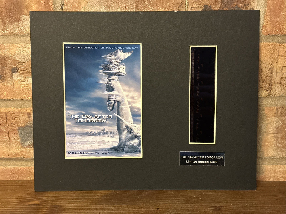 Day After Tomorrow Mounted Film Cell Display Action Movie 4 Of 200 8x10 COA1
