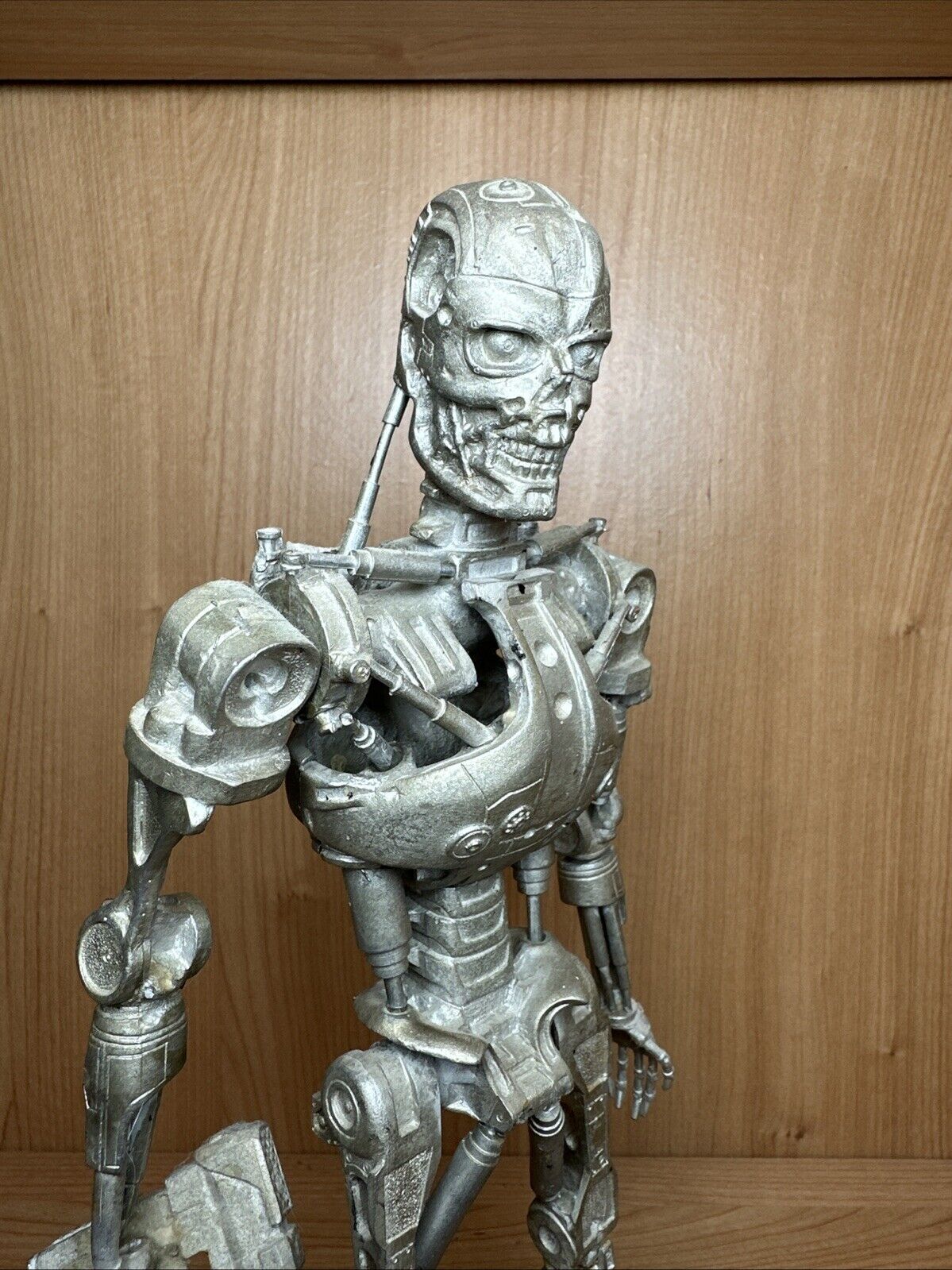 Hand Sculpted Metal Terminator ENDOSKELETON T800 30cm Schwarzenegger Comic Con