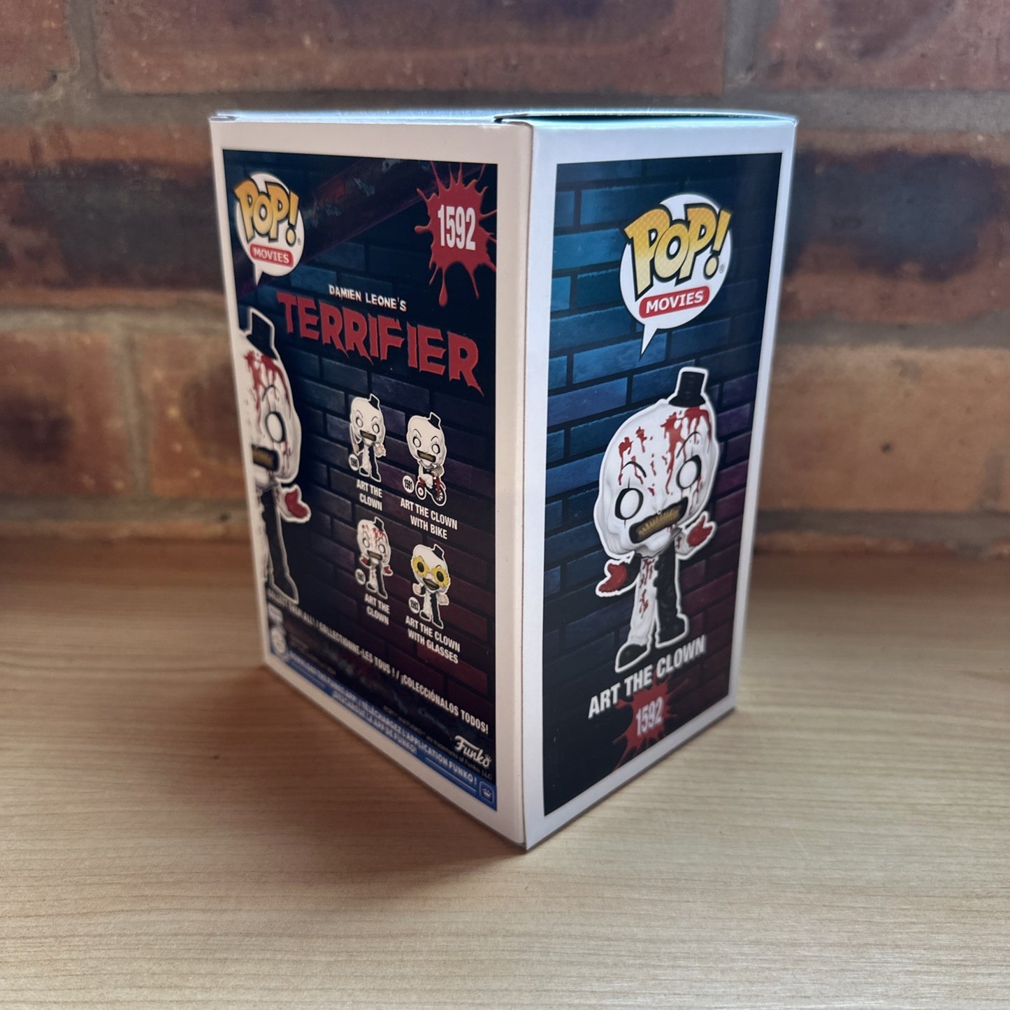 Terrifier - Art the Clown Bloody - #1592 - Movies - Funko Pop! Vinyl In Stk Now