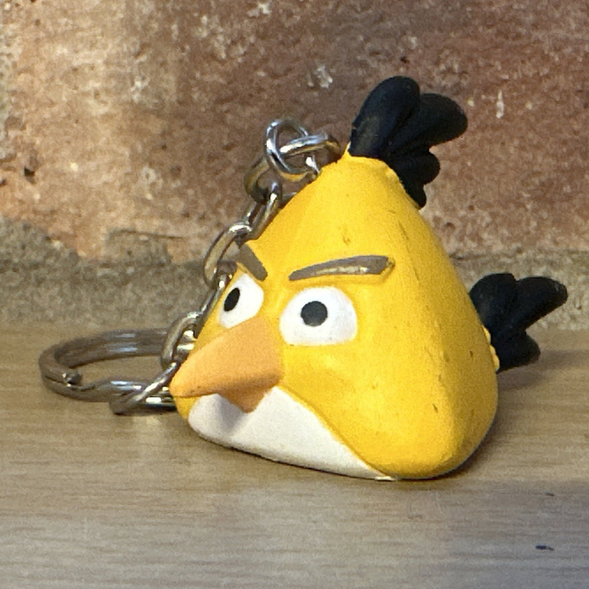 Angry Birds Canary Pig Key Ring  danglers Keychain charm PVC Movie Gift1