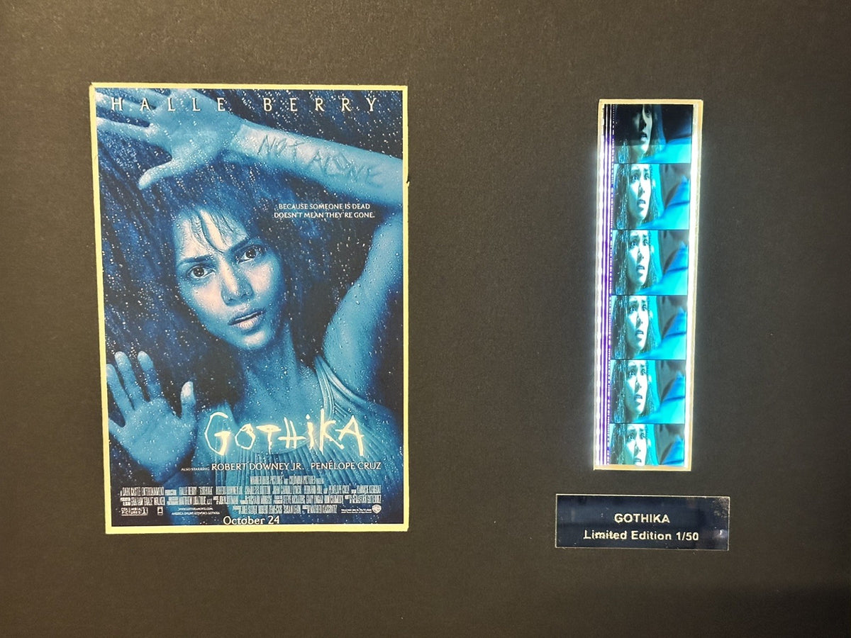 Gothika Halle Berry 1 Of 50 35mm horror Movie Film Cell 8x10 mounted Display CoA2
