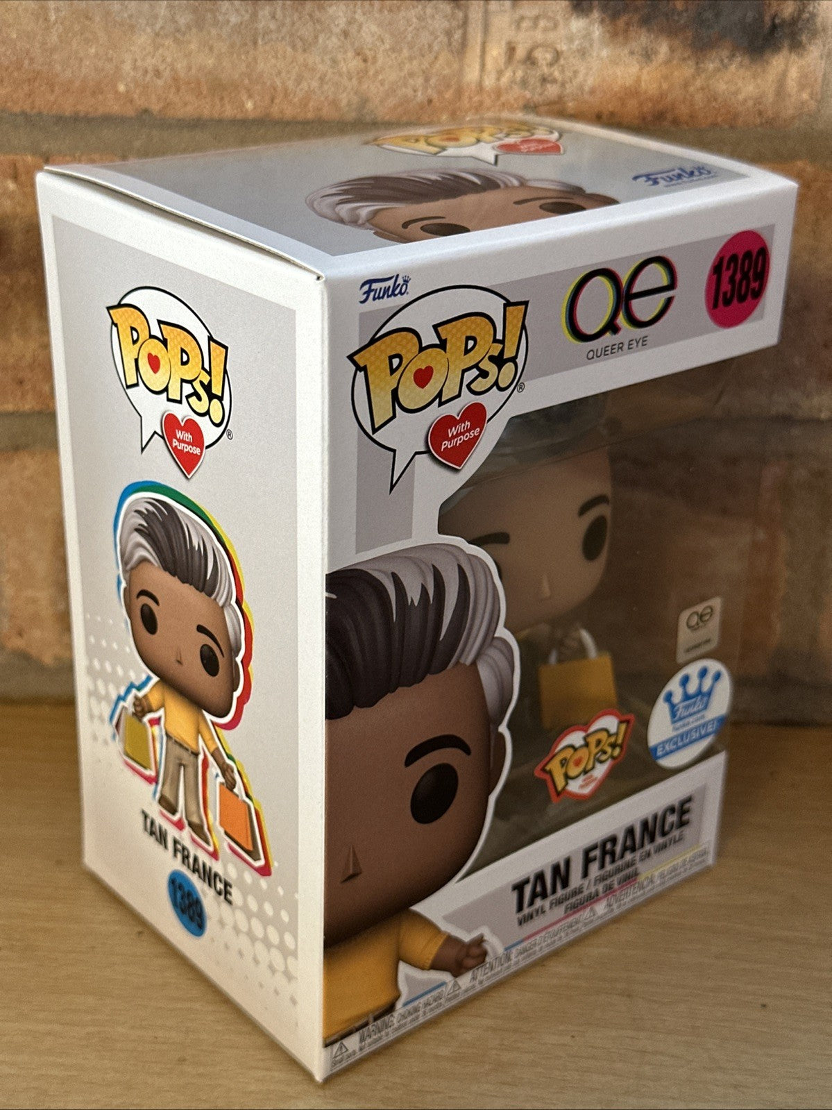 Funko Pops! With Purpose QE Queer Eye 1389 Tan France Funko Shop Exclusive1