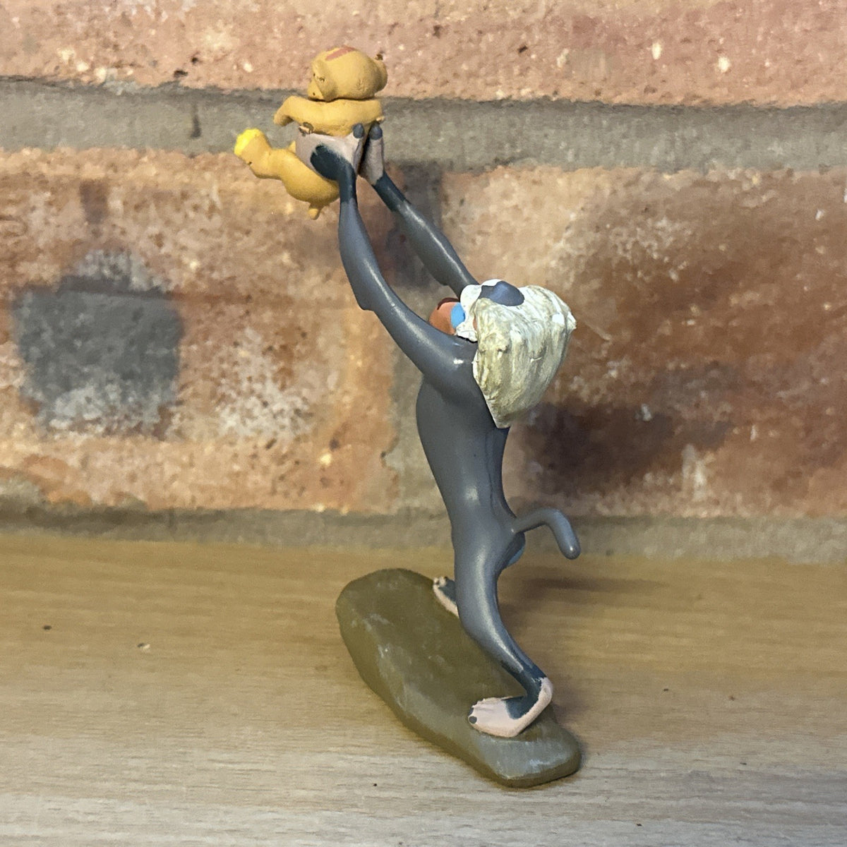  Disney The Lion King Rafiki Holding Simba Figurine 1994 Circle of Life2