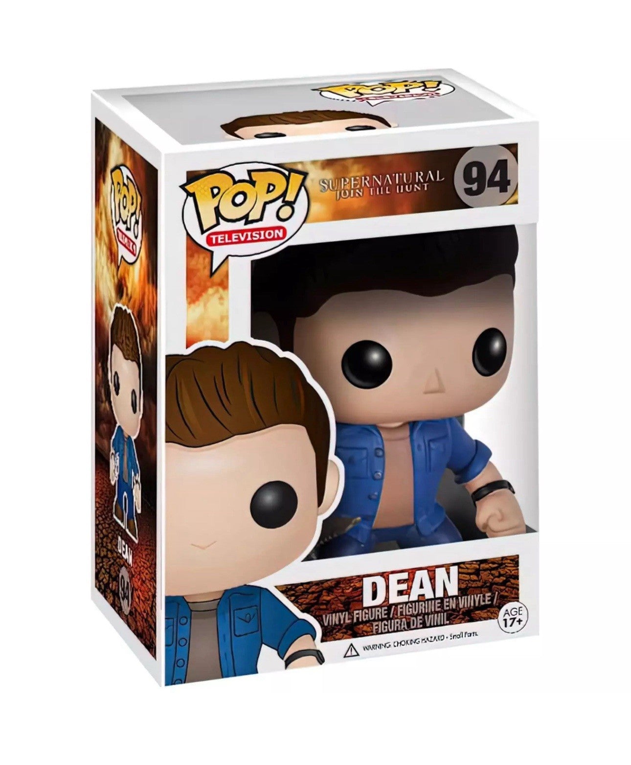 Official Supernatural - Dean Winchester #94 - Funko Pop! Vinyl Tv In Stk Now
