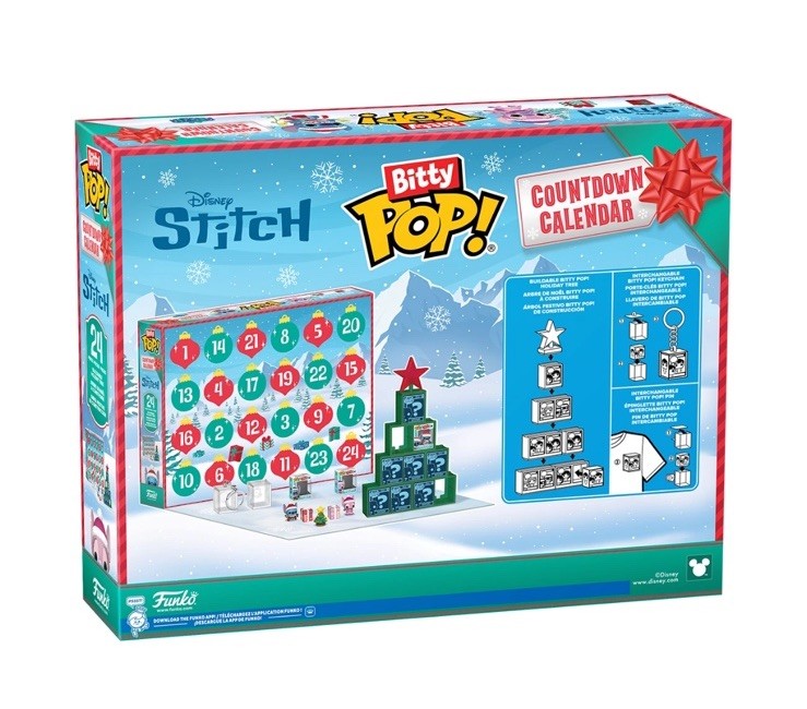 Funko Bitty Pop! Stitch Xmas Advent Calendar Disney Lilo & Stitch Due Beg Dec