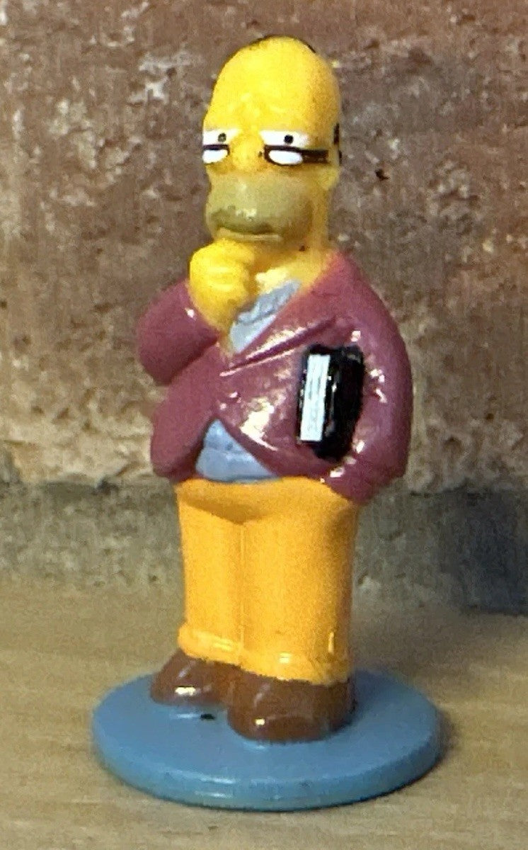 Homer The Simpsons Figure 1920’s Speakeasy Set Homer Smoking Jacket 3cm gift bag0