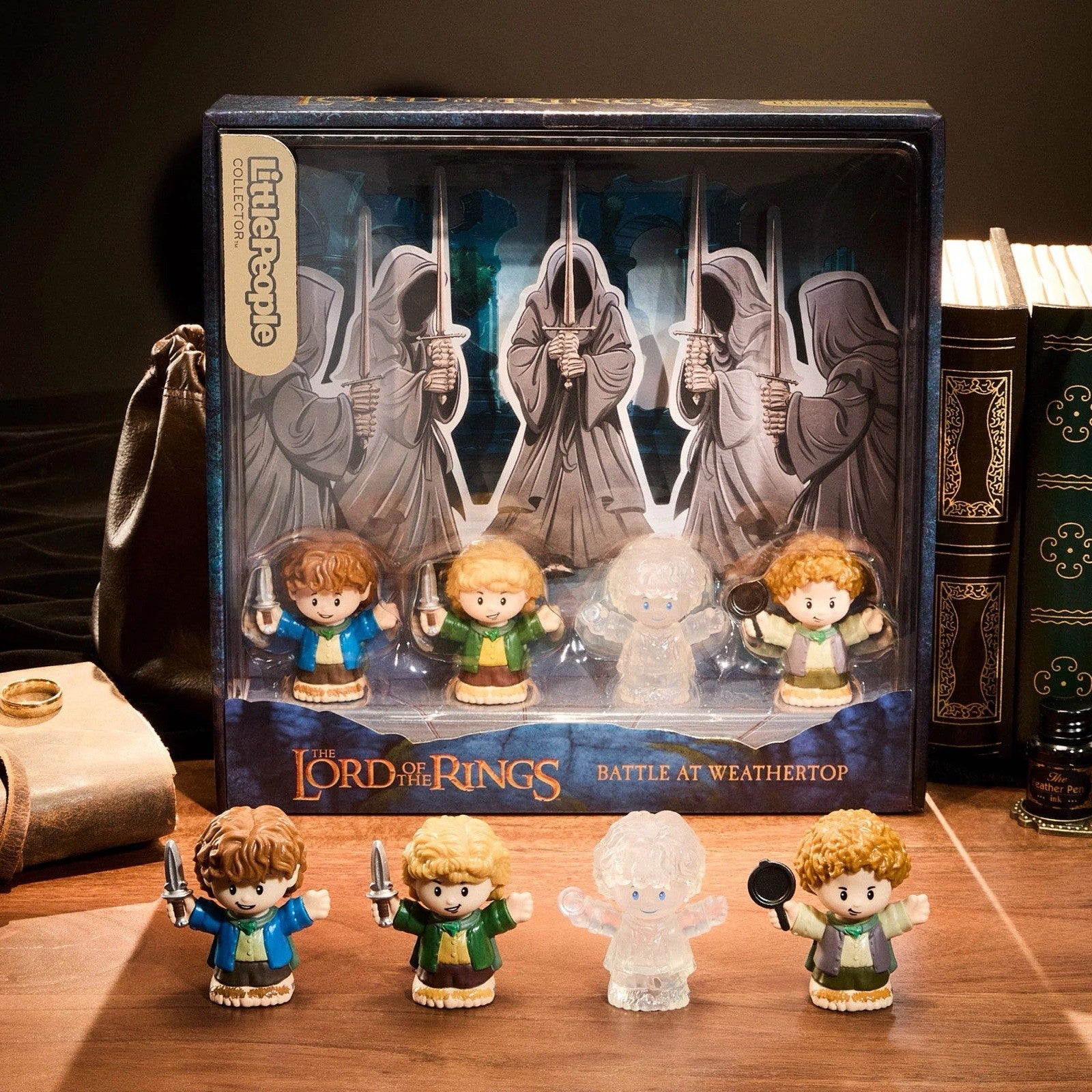 LORD OF RINGS Fisher Price Little People Collector WEATHERTOP SET LOTR Light Up