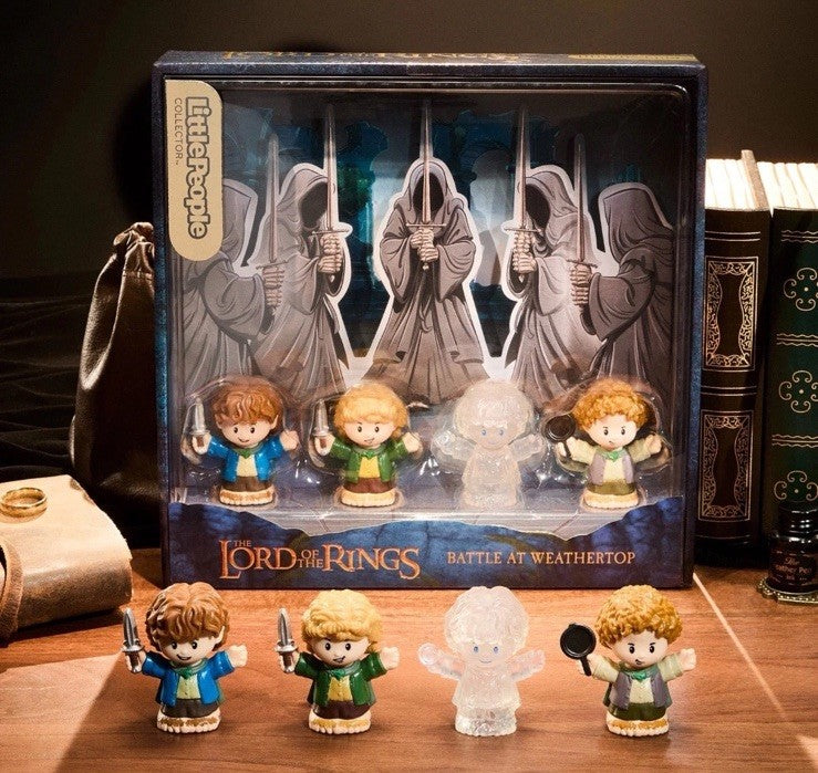 LORD OF RINGS Fisher Price Little People Collector WEATHERTOP SET LOTR Light Up