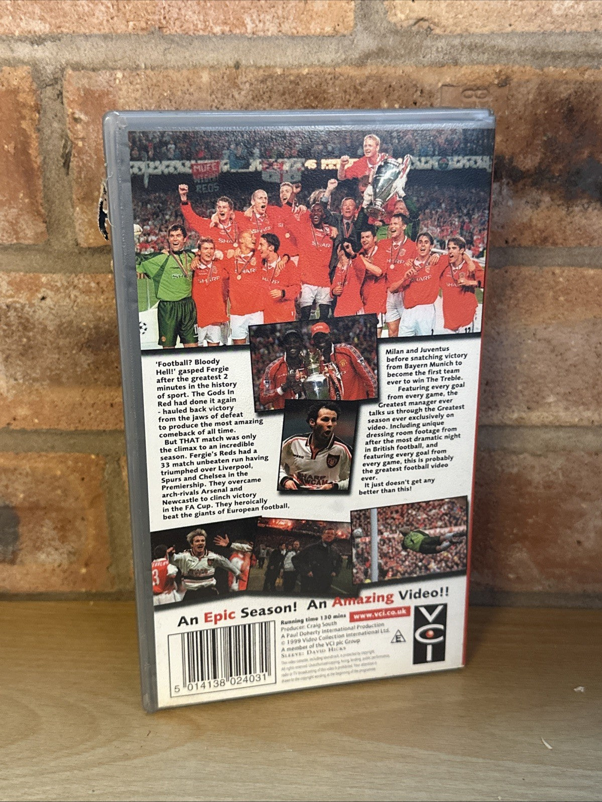 Manchester United - The Treble - Official Season Review 1998/99 (VHS, 1999)2