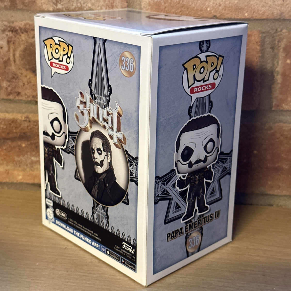 Funko GHOST Papa Emeritus IV Bat Outfit POP Rocks Figure 336 Fan Collectable1