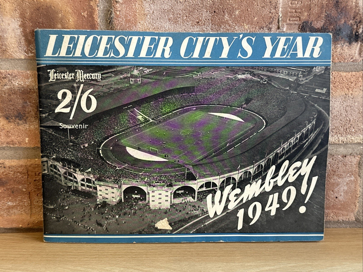 Leicester city football Wembley 1949 memorabilia Signed Team Print On Back1