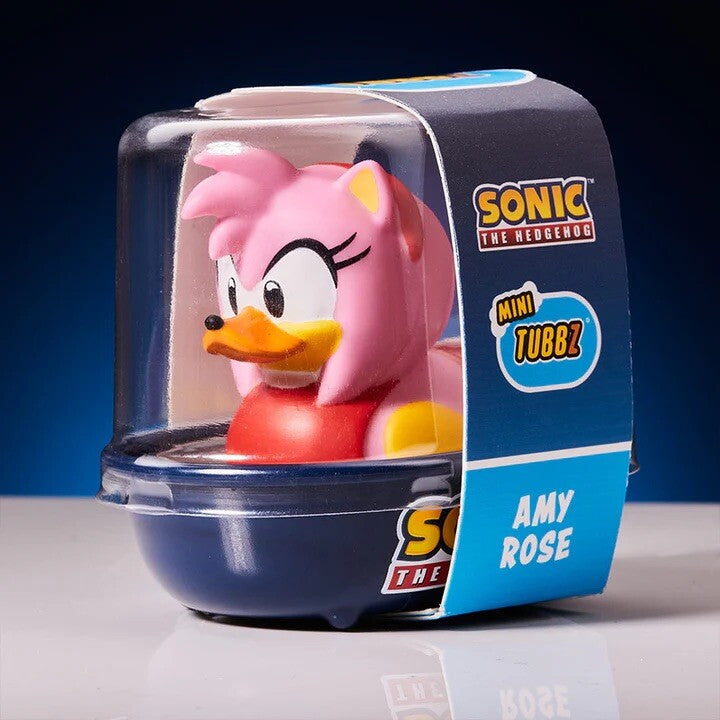 TUBBZ Mini Sonic The Hedgehog Amy Rose 1st Edition Duck Figure Collectible4