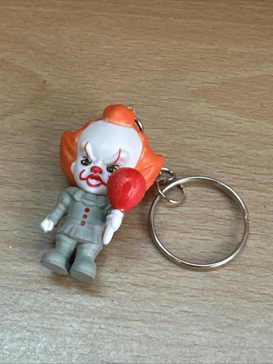 Pennywise IT 3D Key ring Horror TV Movie Goth Gift Kids Cult gift bag Keychain0