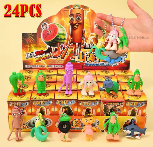 4 X Pack Of NEW Italian Brainrot Tung Sahur Figure Toy Tralalero Tralala Figures