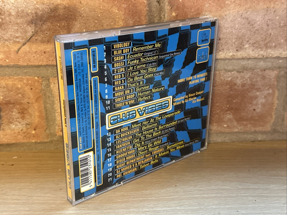Club Vibes Vol. 1 A Byte Compilation by V/A | CD Rare Mixed By Do Marko 90’s1
