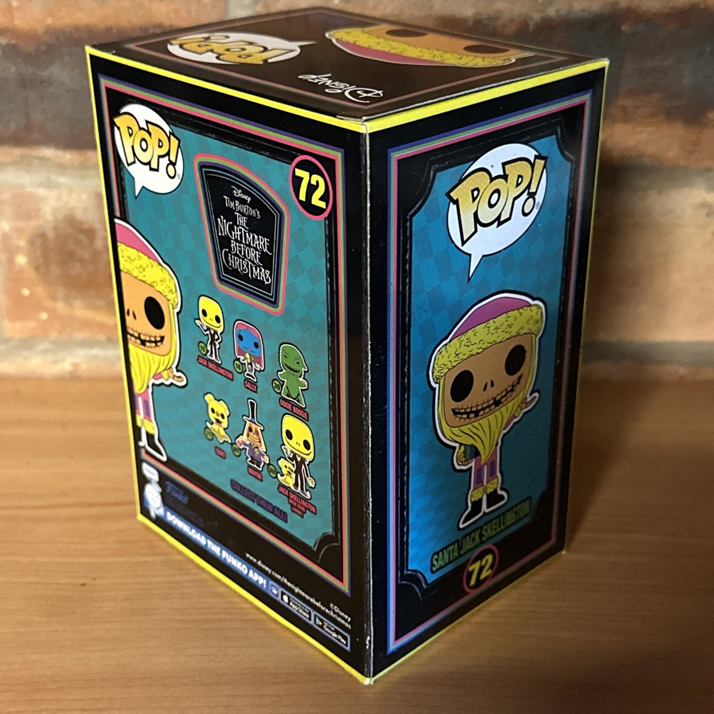 Funko POP! Disney NBC - Santa Jack Skellington (Blacklight) FUNKO SHOP EXCLUSIVE