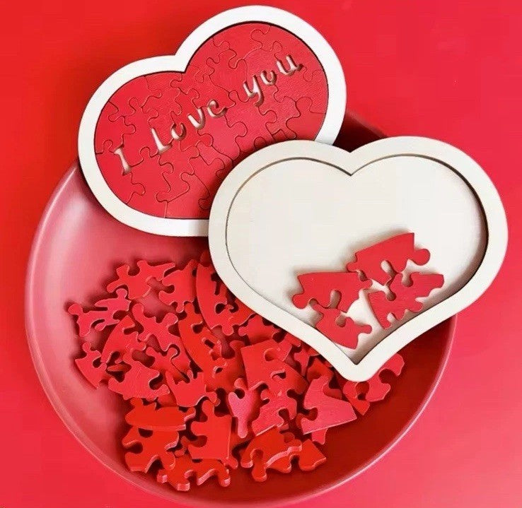 I Love You Puzzle Gift Home Decor Valentine’s Day Present Gifts UK1