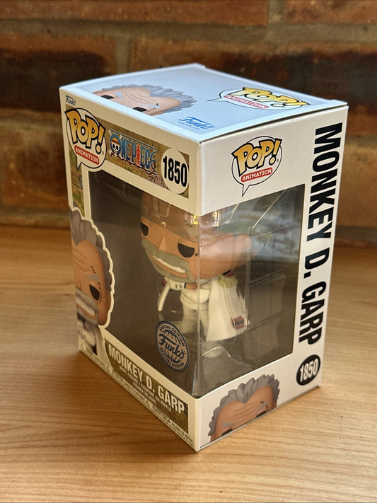 Funko Pop Monkey D. Garp One Piece Funko shop Exclusive w/ Protector In Stk NOW