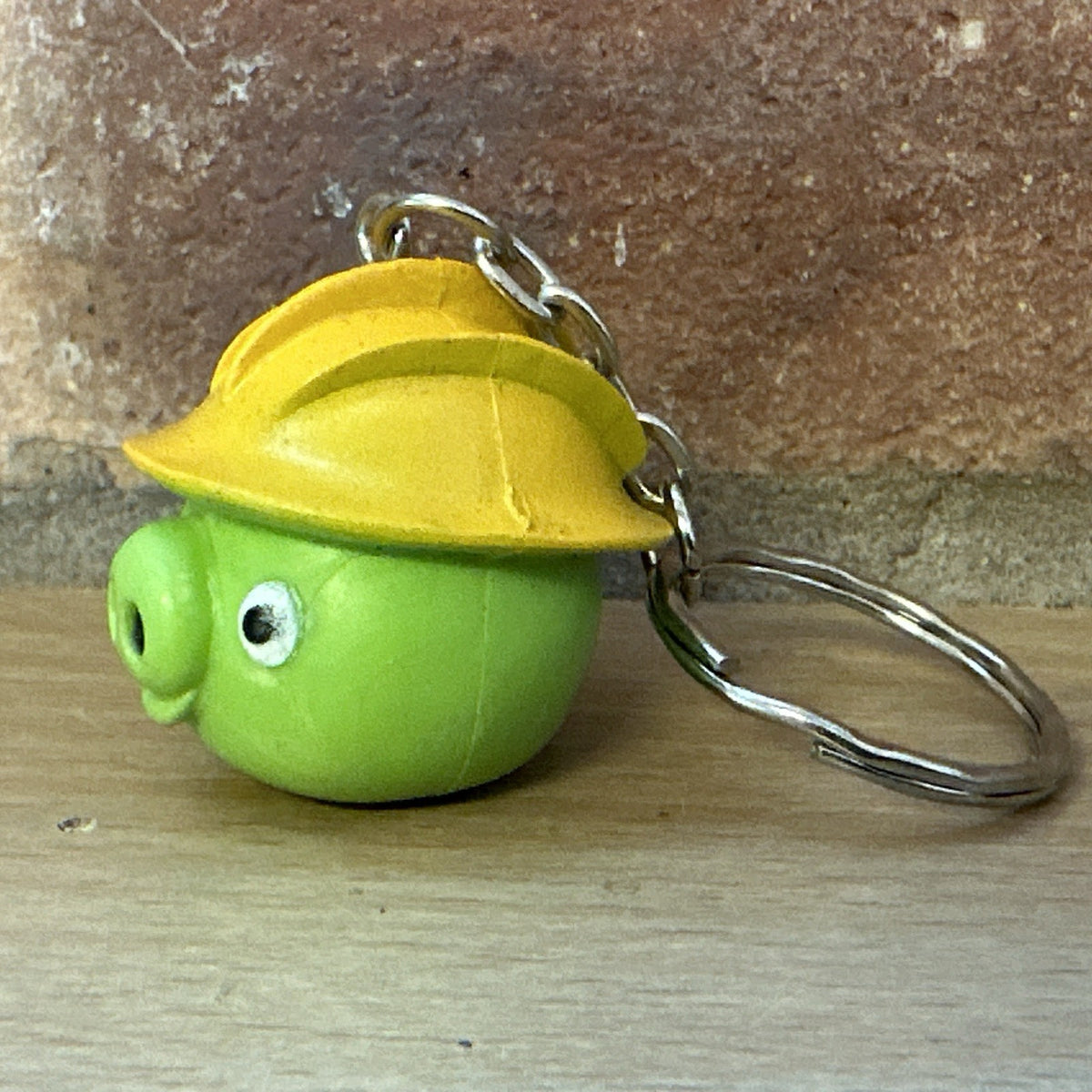 Angry Birds Worker Pig Piggie Key Ring  danglers Keychain charm PVC Movie Gift1
